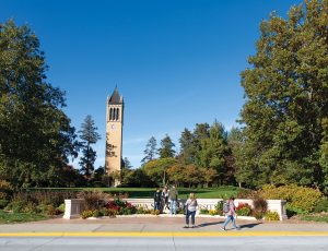 Iowa State University campus in Ames, IA
