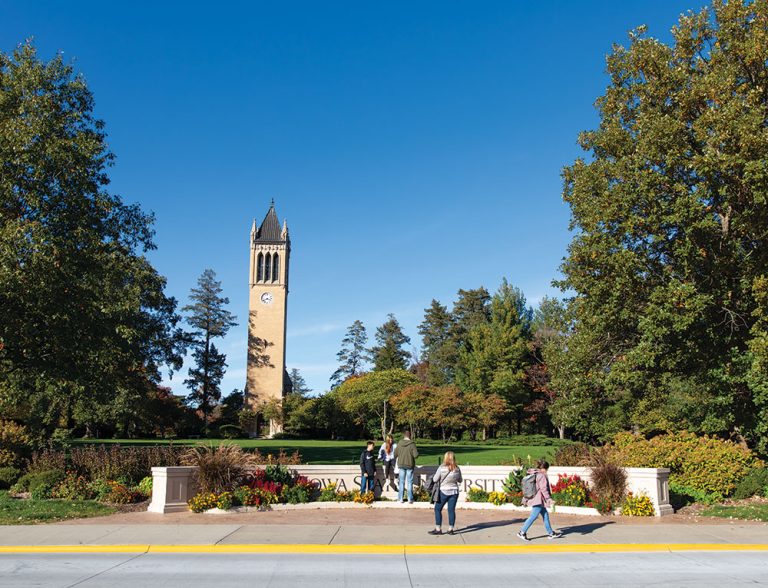 Iowa State University campus in Ames, IA