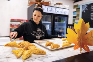 Jenny Oaks owns Sweet Oaks Bakery + Bistro in Collins, IA