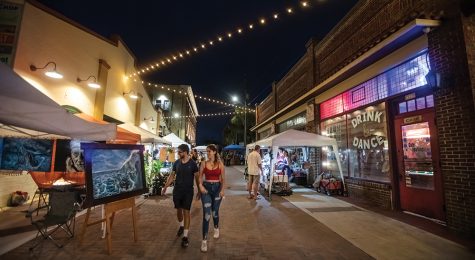 The Artisan Alley Friday Growers and Makers Market is an official "MainStreet DeLand" event featuring local produce, plants, food, arts & crafts is held every Friday from 6 to 9 p.m. in Artisan Alley in downtown DeLand, Florida (part of the Greater Daytona Region).