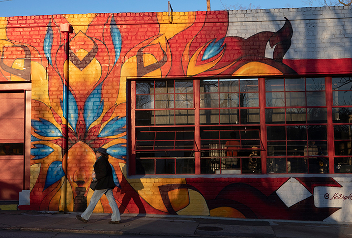 River Arts District in downtown Asheville NC