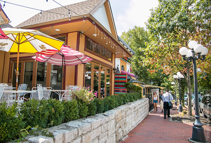 dining scene in Bloomington IN