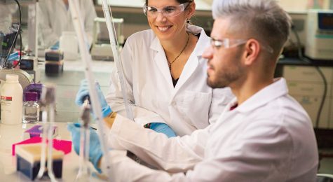 Researchers collaborate at the University of Colorado Denver.