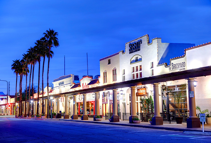 Historic Downtown Chandler, Arizona.