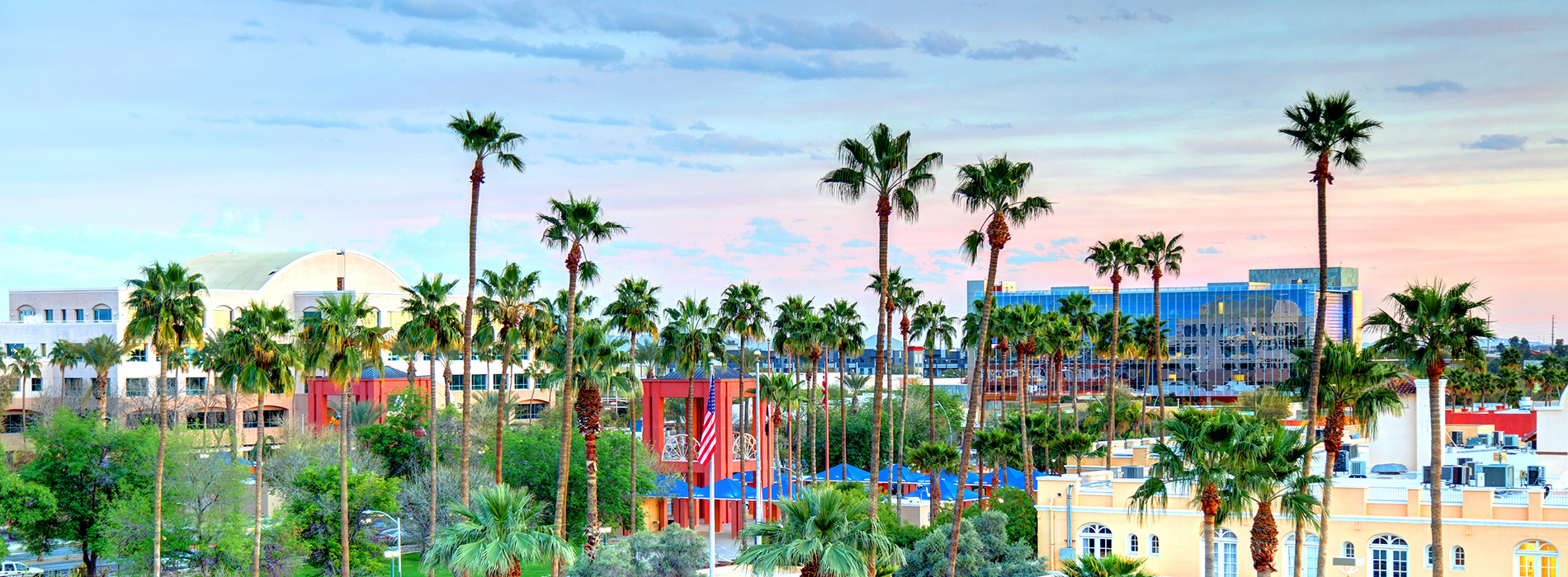 Skyline in Chandler, Arizona.