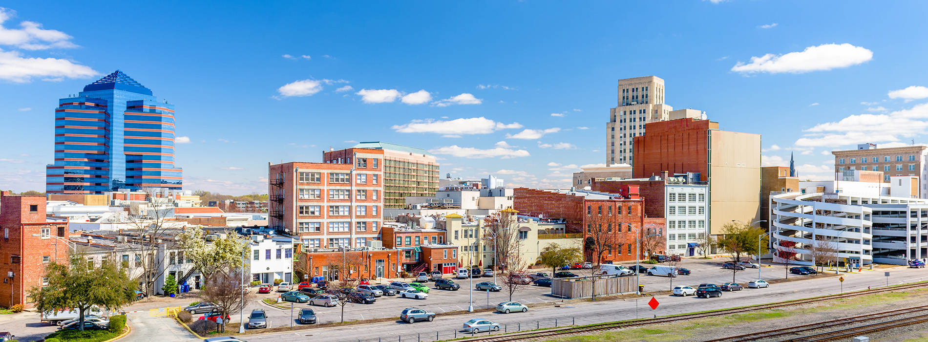 Downtown Durham, North Carolina.