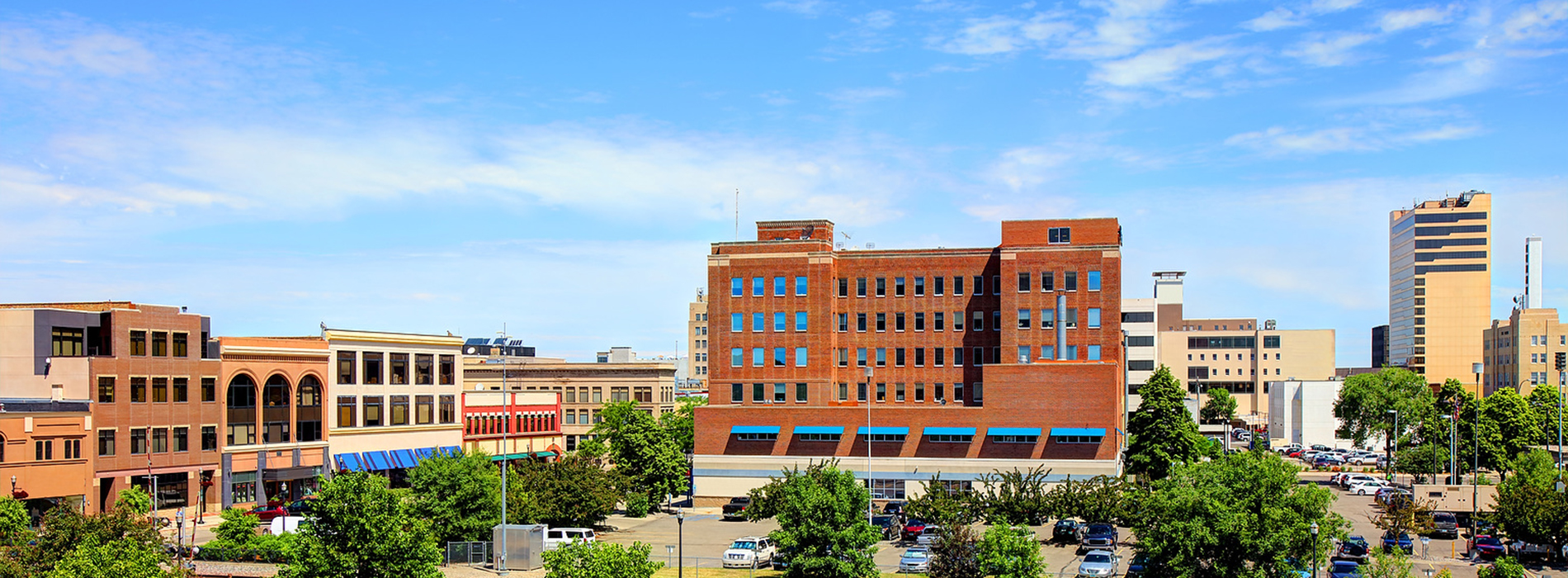 Downtown Fargo North Dakota Skyline