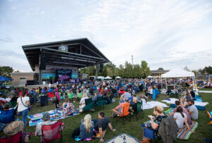 Outdoor music amphitheater in Fishers IN