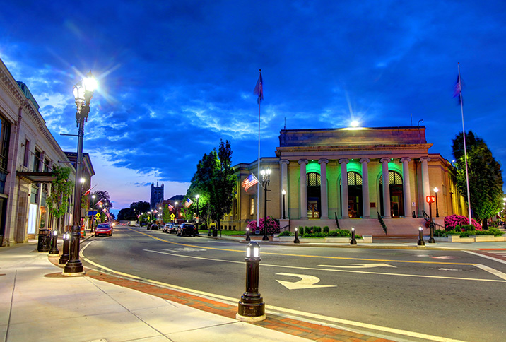 Street view of Framingham, MA