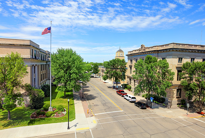 Downtown Grand Forks, North Dakota