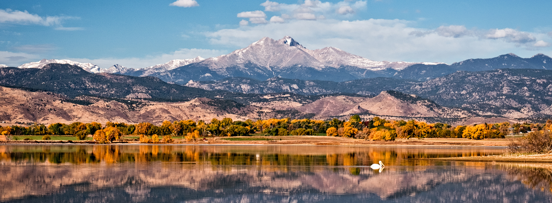 Longs Peak Lake Reflection