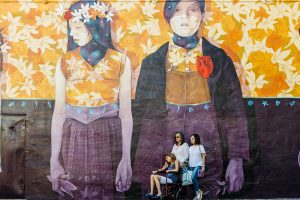 Wynwood District, in Miami, preparing for Art Basel. These photos were taken the weekend before the fair, while the graffiti artists worked on the walls and the crowd watched the process as it became part of it.