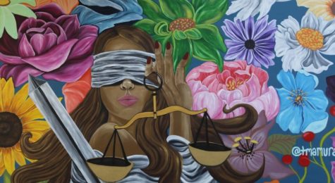 Lady Justice Mural, Columbia, TN