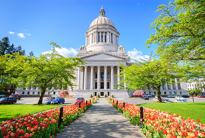 Washington State Capitol in Olympia WA