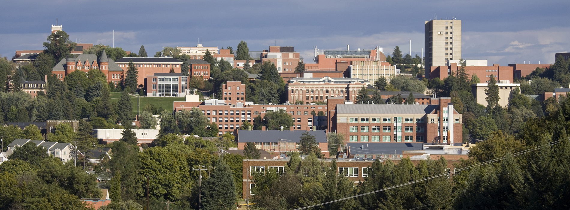 Aerial view of Pullman WA