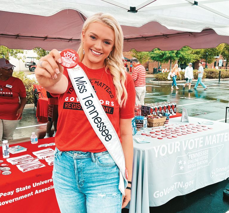 Miss Tennessee Tally Bevis is from Springfield, TN