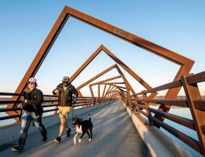 High Trestle Trail Bridge in Iowa