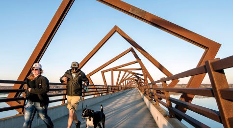 High Trestle Trail Bridge in Iowa