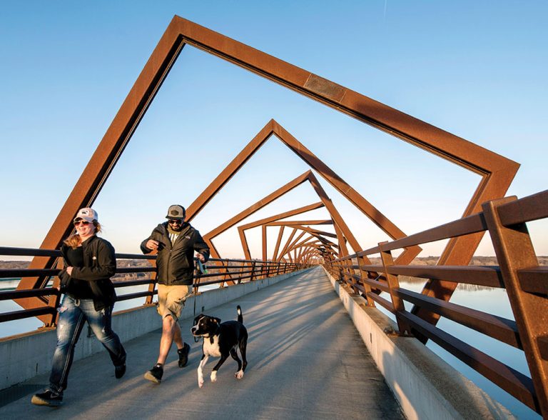 High Trestle Trail Bridge in Iowa