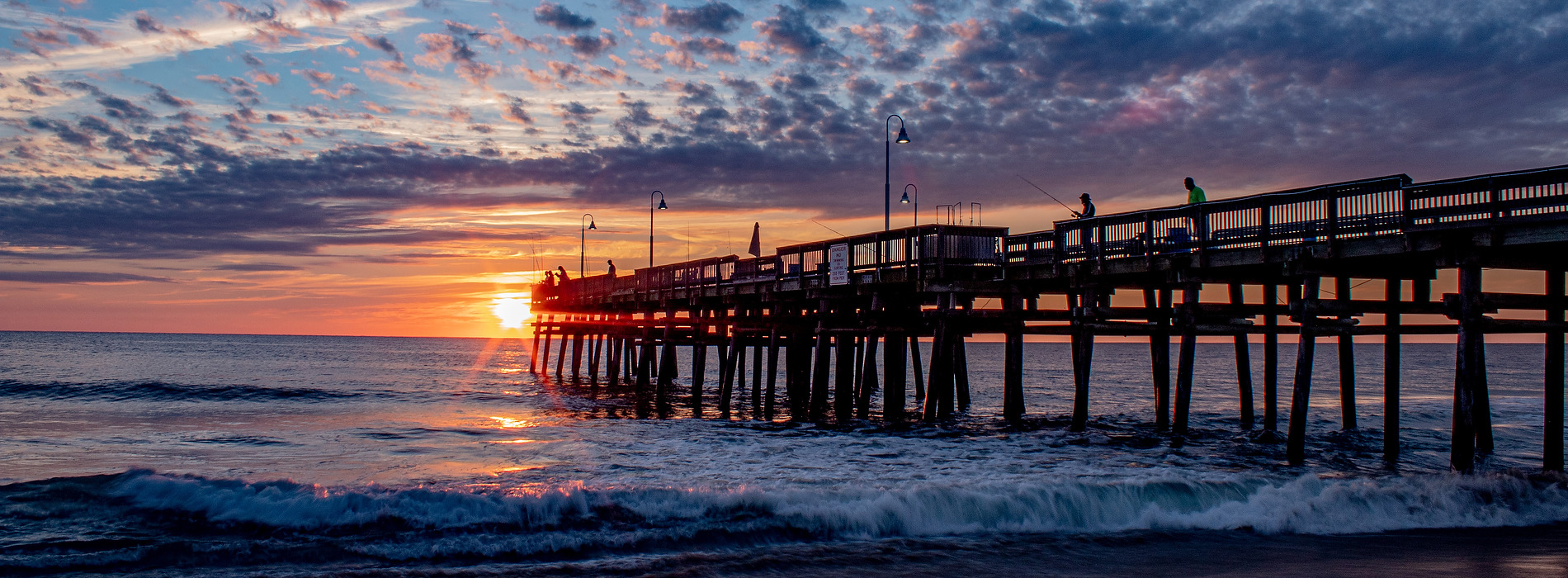 Sandbridge Pier in Virginia Beach VA