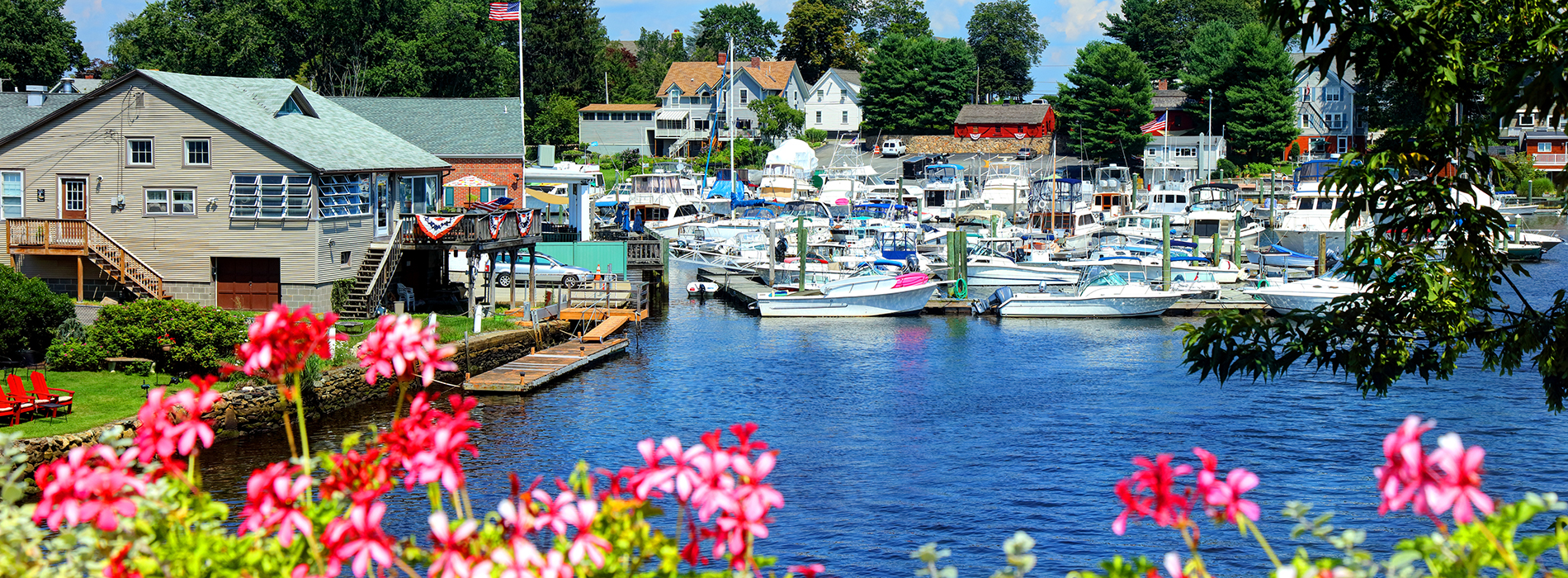 Pawtuxet Village in Rhode Island