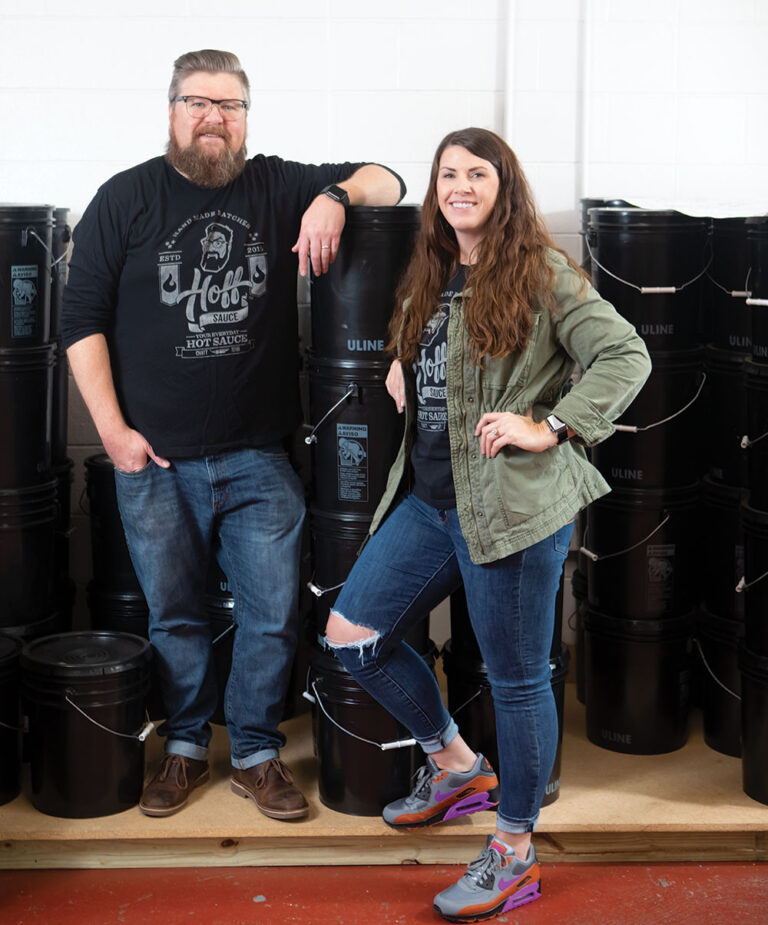 Aaron “Hoff ” Hoffman and his wife, Michele, started Hoff & Pepper in 2013 in Chattanooga, TN.