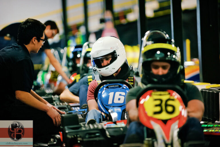 Indoor go-carting in Indianapolis