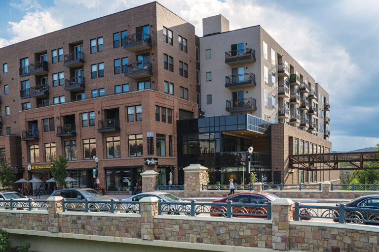 Castle Rock, CO: The Riverwalk in downtown Castle Rock, CO ©Journal Communications/Colin Shreffler