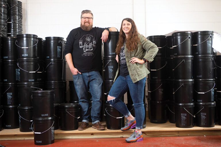 Husband and wife team Aaron "The Hoff" Hoffman and his wife Michelle "Pepper" Hoffman are co-founders Hoff and Pepper hot sauce company which manufactures "Hoff Sauce" in the INCubator in downtown Chattanooga, Tennessee.