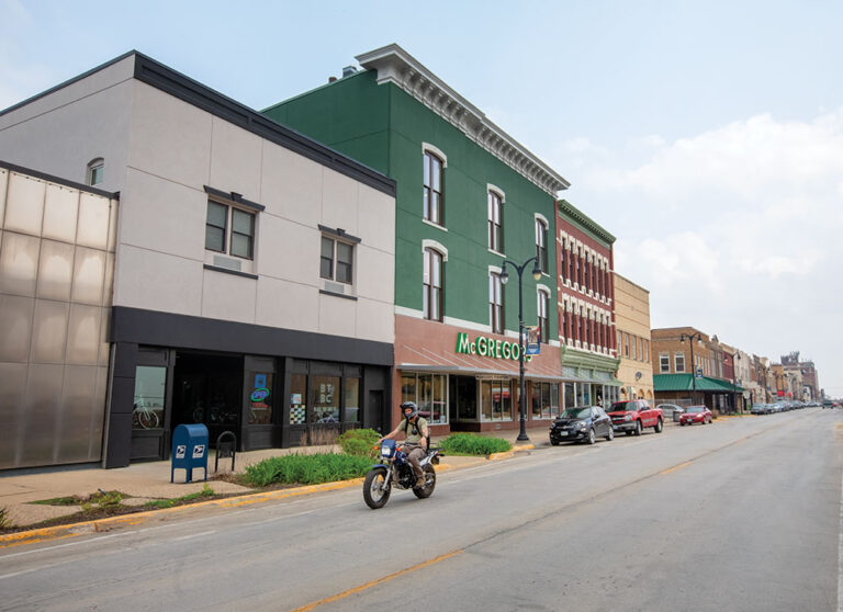 Black Tire Bike Company on Main Street in Marshalltown, IA