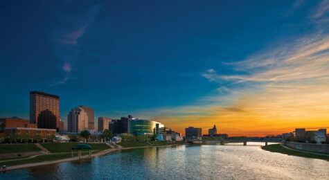 Dayton, Ohio sunset