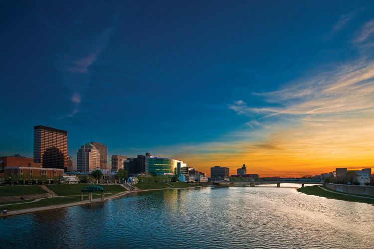 Dayton, Ohio sunset