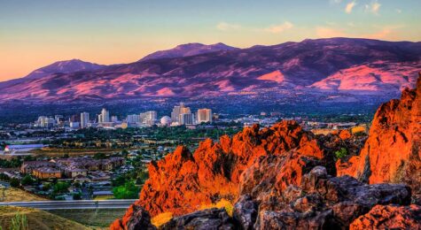 Sunrise in Reno, NV