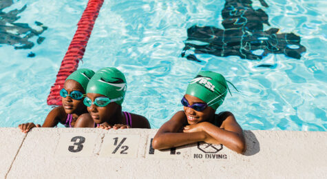 Swimming at the Prattville YMCA in Alabama