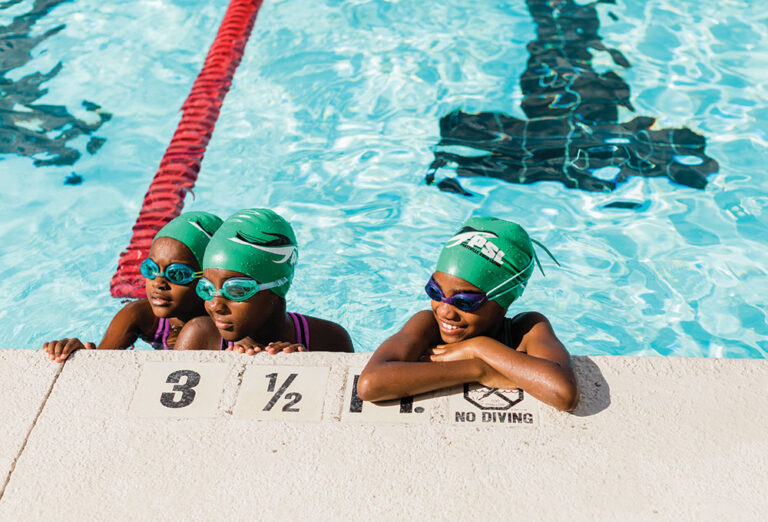 Swimming at the Prattville YMCA in Alabama