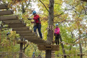 Edge Adventures at Rum Village Aerial Park in South Bend, IN