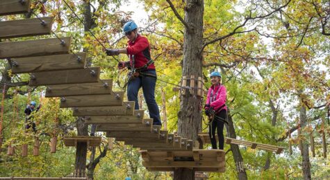 Edge Adventures at Rum Village Aerial Park in South Bend, IN