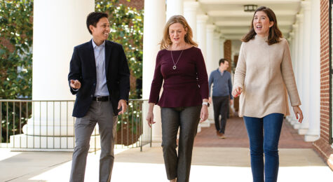 University of Virginia, Darden School of Business, MBA Program at the Charlottesville Campus, which is located in Central Virginia.