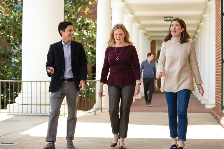 University of Virginia, Darden School of Business, MBA Program at the Charlottesville Campus, which is located in Central Virginia.