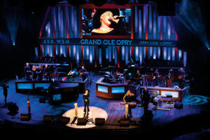 Maggie Rose performs at the Grand Ole Opry in Nashville, Tennessee.