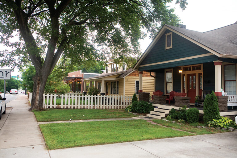 A cute cottage home in East Nashville, Tennessee.