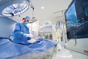 Doctor in the surgical arena at Blount Memorial Hospital, which is located in Blount County, TN.