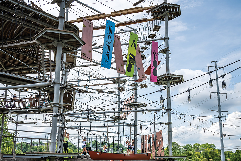 Soar Adventure Tower in Franklin, TN. Franklin is located in Williamson County, TN.