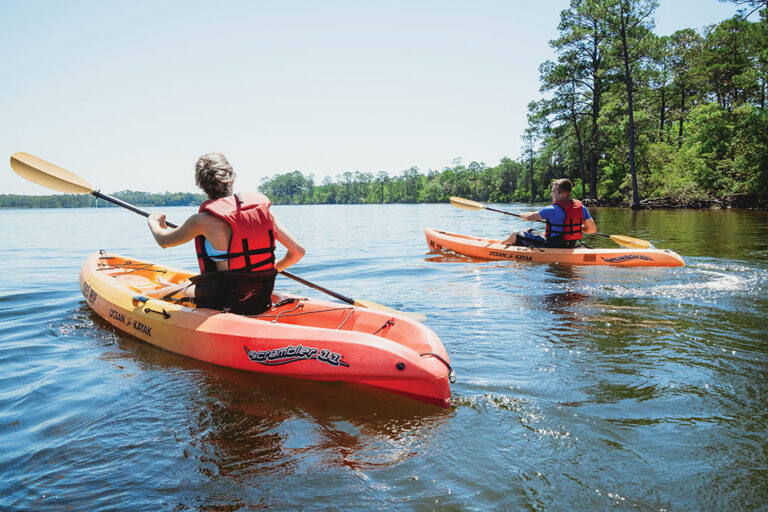 Kayaking in Fred Gannon Rocky Bayou State Park in Niceville, Florida