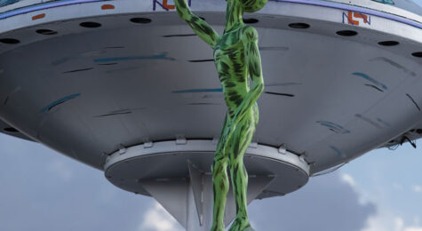 Exploring alien artwork is among the fun things to do in Roswell, NM