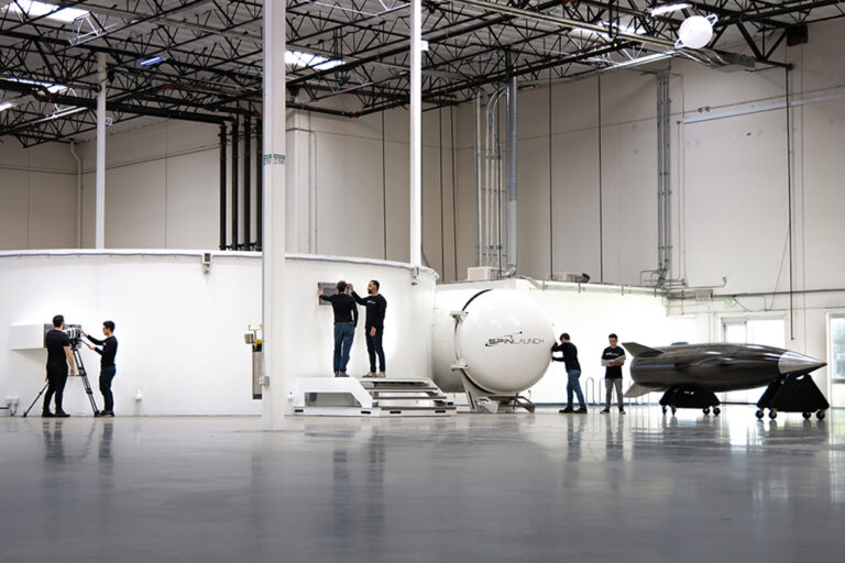 The Lab Accelerator Team of SpinLaunch in New Mexico.