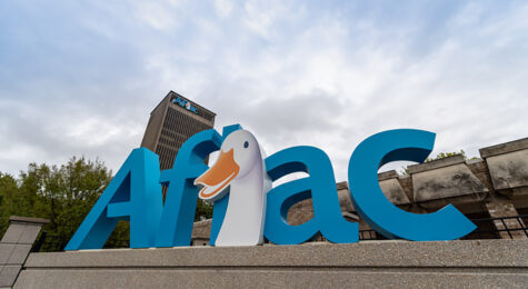Exterior of Aflac Worldwide Headquarters, which is located in Columbus, GA.