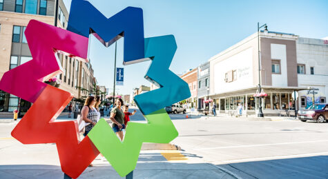 Photo of downtown Minot, ND, which is one of the best small cities in North Dakota.