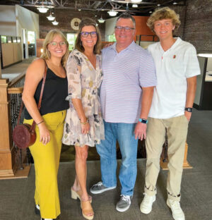 Brad Bennett and family in Winston-Salem, NC.