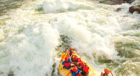 Whitewater rafting down the Chattahoochee River in Columbus